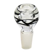 Heavy Glass Bowl w/ Stripe 14mm